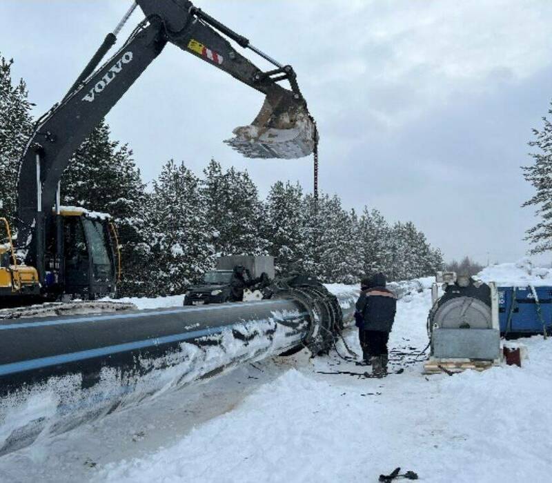 В Дзержинске завершилось строительство центрального водопровода протяженностью 7 км