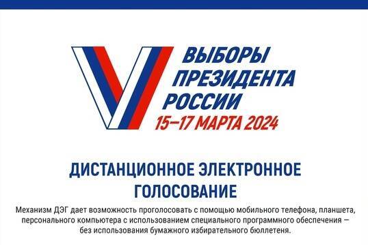 Стартовал прием заявлений для участия в дистанционном электронном голосовании
