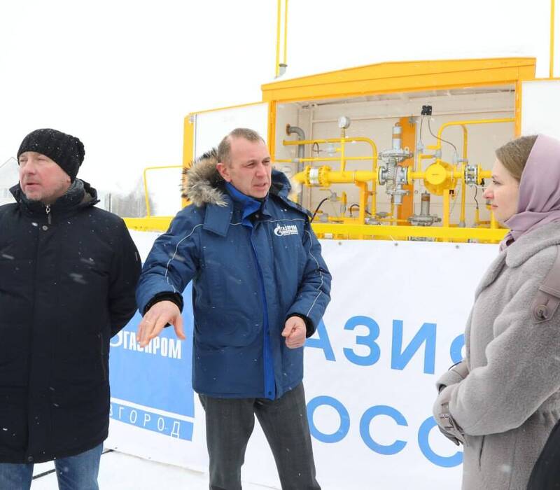 В деревне Каликино Нижегородской области ввели в эксплуатацию распределительный газопровод