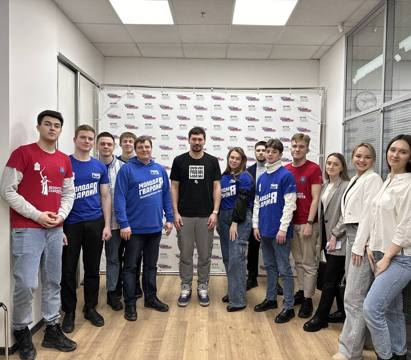 Капитан БК «Пари НН» Евгений Бабурин встретился с представителями молодежных организаций в рамках проекта «Встреча с чемпионом»