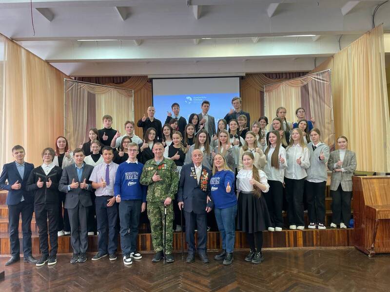 Около 370 «уроков мужества» проведут Волонтёры Победы в нижегородских школах в канун Дня защитника Отечества
