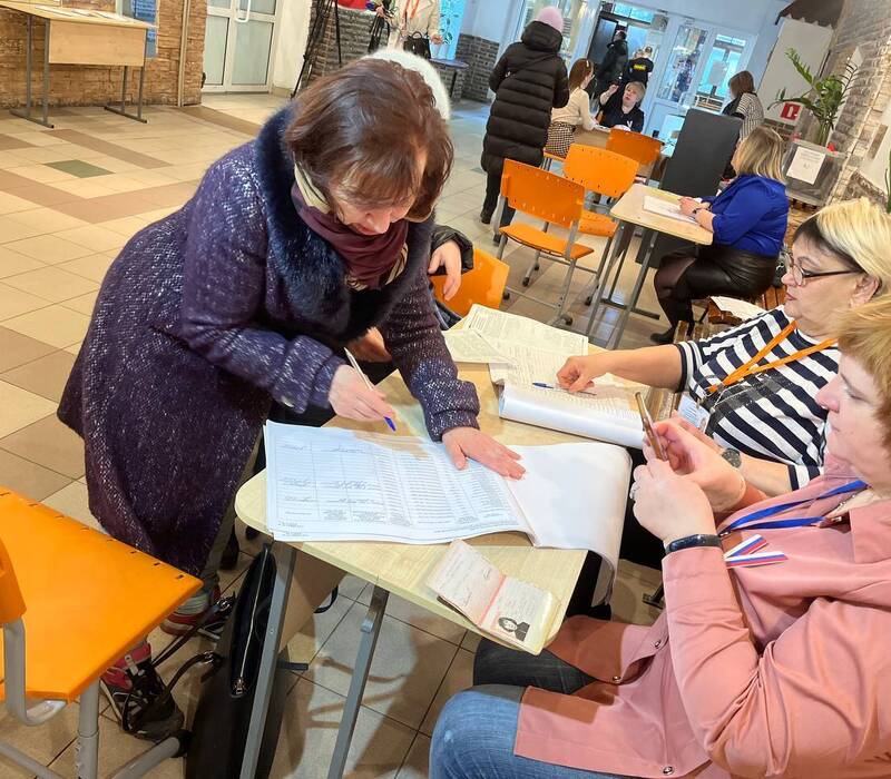 Явка избирателей в Нижегородской области на 10.00 17 марта составила 61,96%