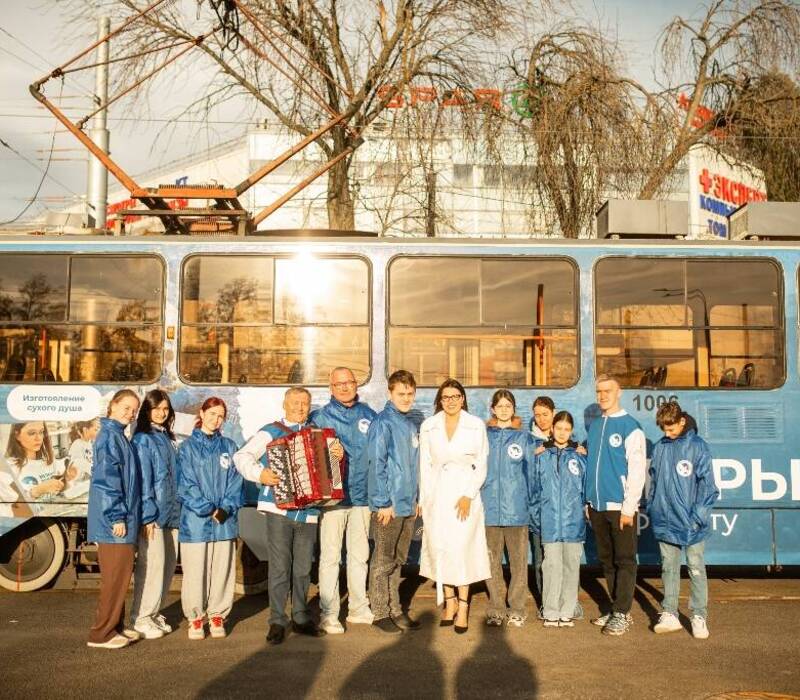 В Нижнем Новгороде начал курсировать новый «Вагон Победы», посвященный волонтерам СВО