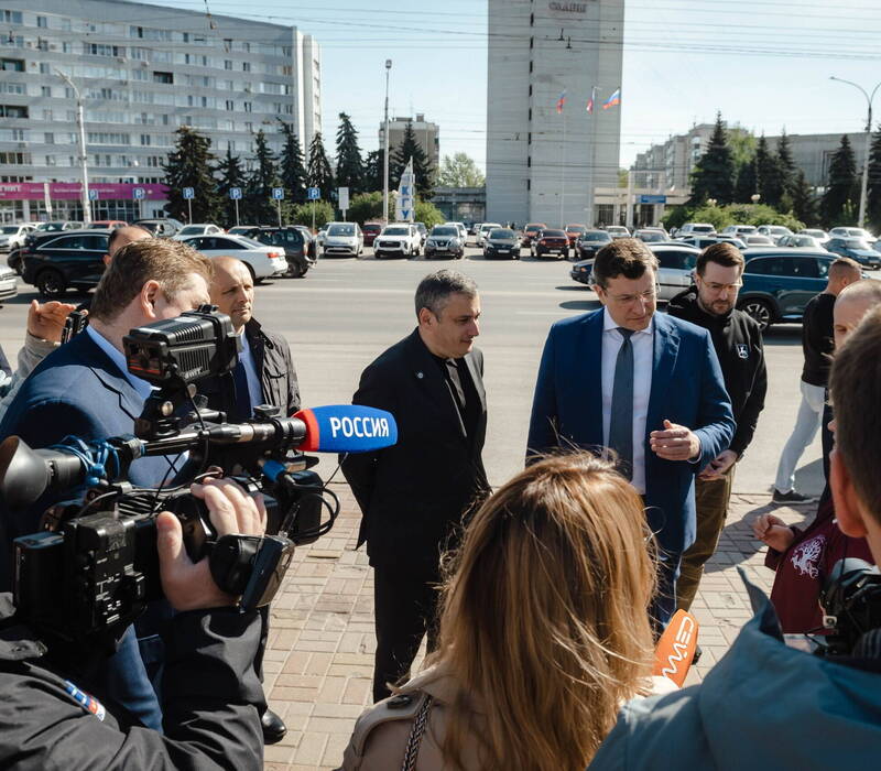 Глеб Никитин посетил Курскую область с рабочим визитом