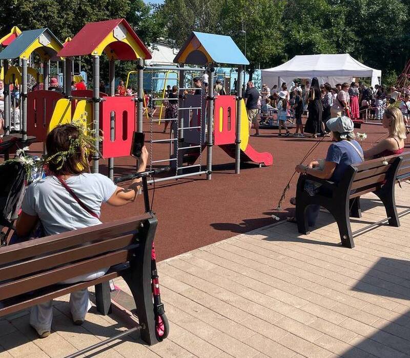В парке 1 Мая появились футбольные и танцплощадки, фудзона и современные аллеи