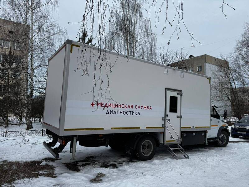 В Балахнинской ЦРБ ввели в эксплуатацию мобильный фельдшерско-акушерский пункт