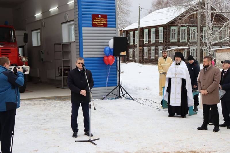 Теплую стоянку для пожарного автомобиля построили в селе Нестиары Воскресенского округа по проекту «Вам решать!»