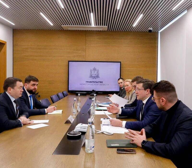 Глеб Никитин и Петр Фрадков обсудили развитие сотрудничества ПСБ и Нижегородской области