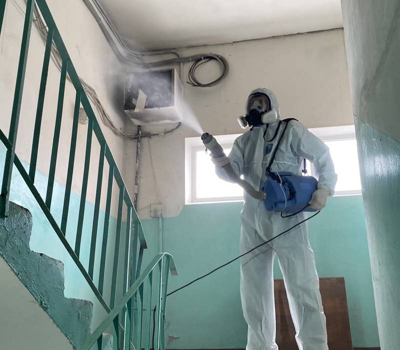 11,2 млн рублей выделено из резервного фонда Нижегородской области на софинансирование работ по дезинфекции