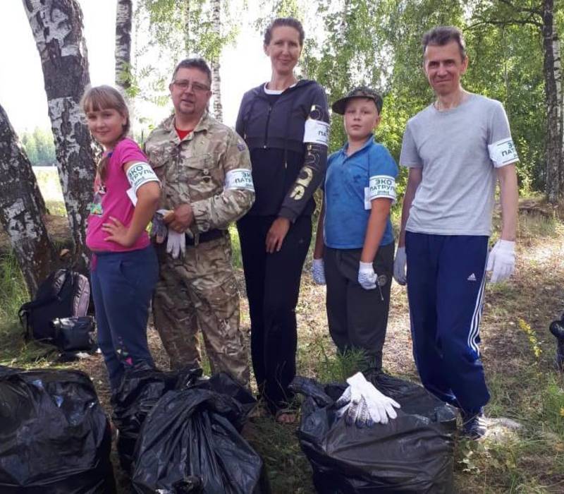 Общественные экоинспекторы регионального Минэкологии ликвидировали несанкционированную свалку на территории памятника природы