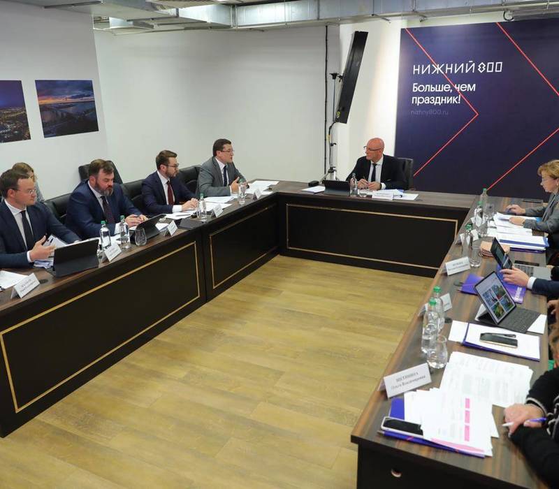 Дмитрий Чернышенко и Глеб Никитин обсудили подготовку празднования 800-летия Нижнего Новгорода