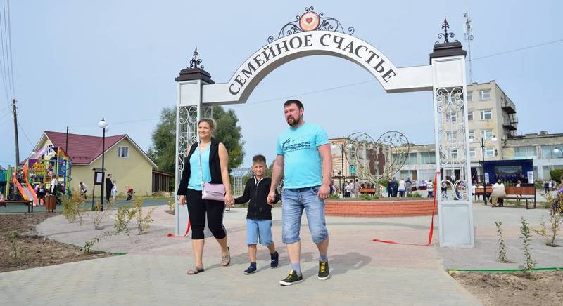 Парк «Семейное счастье» появился в поселке Ломовка Арзамасского района