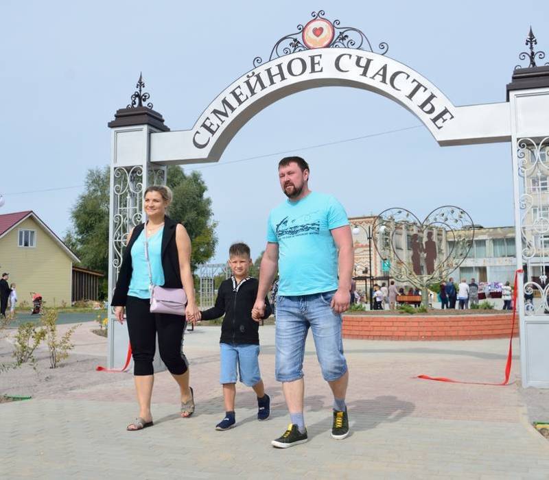 Парк «Семейное счастье» появился в поселке Ломовка Арзамасского района