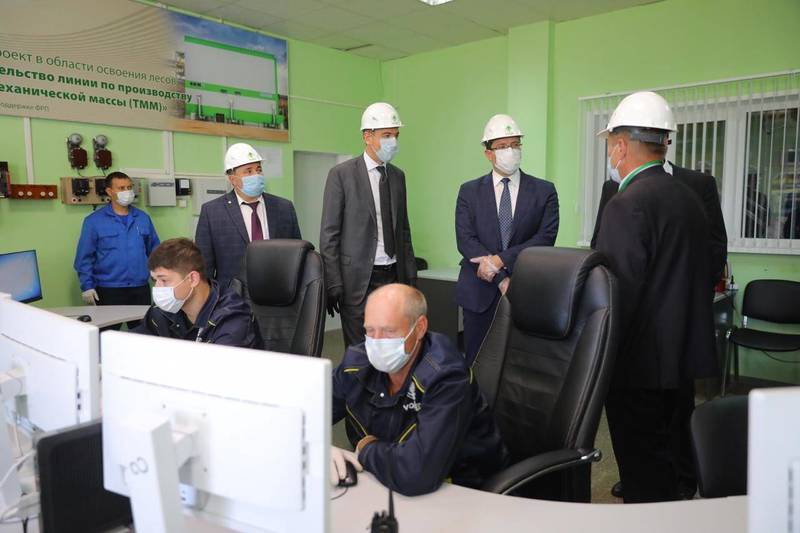 Новый цех открыли на Балахнинском бумкомбинате