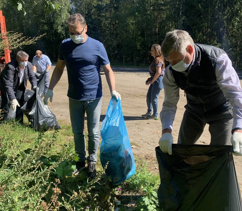 Депутат в округе. Чисто там, где не мусорят...
