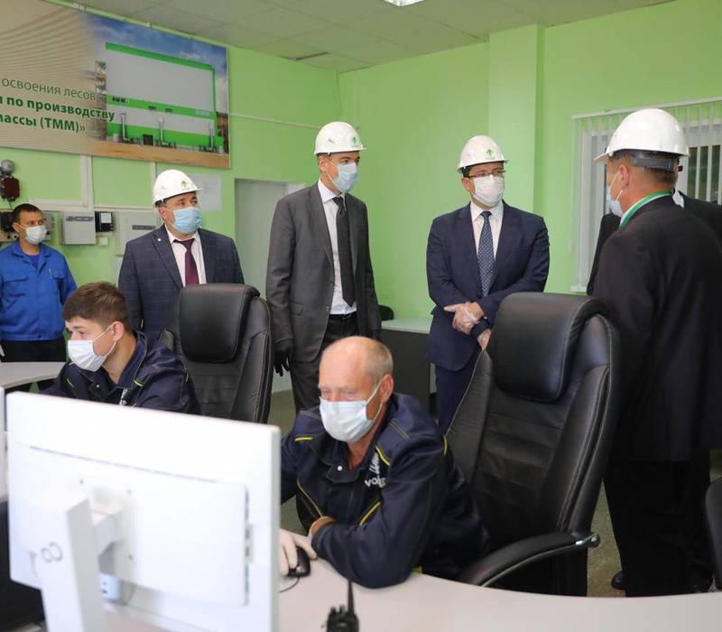 Новый цех открыли на Балахнинском бумкомбинате