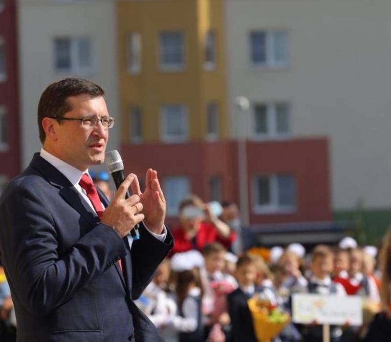 Глеб Никитин открыл новую школу в микрорайоне «Цветы» в Нижнем Новгороде 