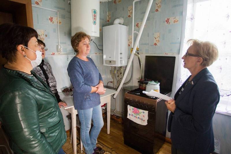 В  домах жителей села Бараново Сосновского района появился газ