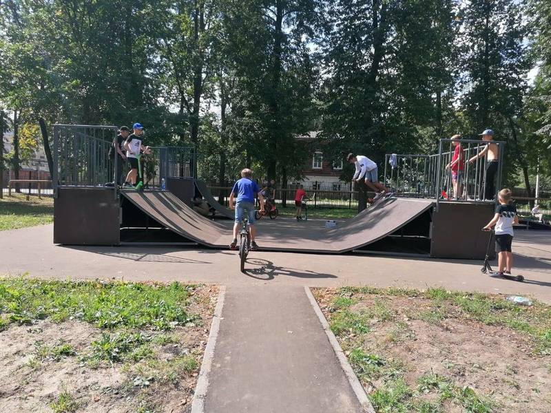 Благоустройство городского парка культуры и отдыха завершилось в Богородске