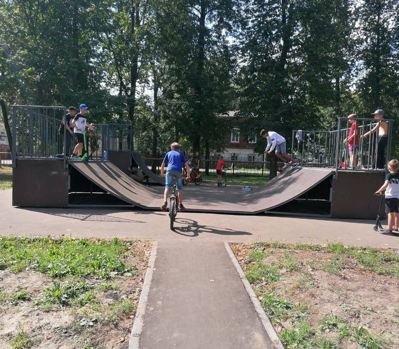 Благоустройство городского парка культуры и отдыха завершилось в Богородске