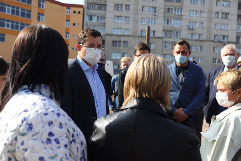 Глеб Никитин провел выездное совещание на месте строительства дорожной развязки в Сормове