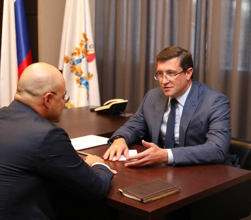 Глеб Никитин и председатель правления ПАО «МТС» Алексей Корня обсудили совместные проекты цифровизации 