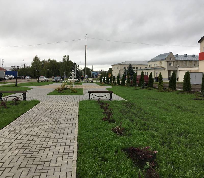 Благоустройство сквера «Молодежный» завершилось в Большом Болдине