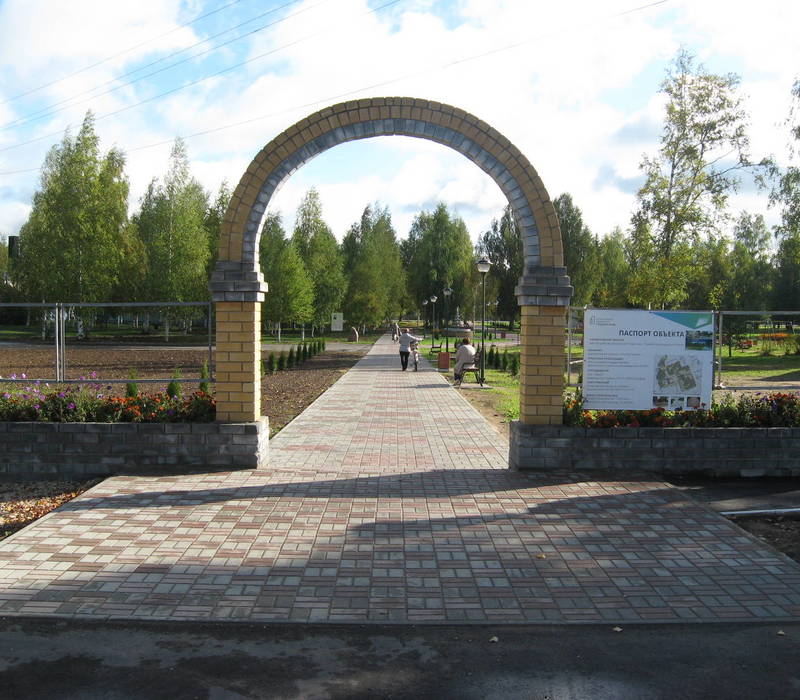 В рабочем поселке Тонкино благоустроили центральный парк