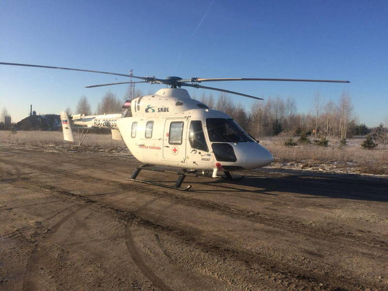 4 вылета совершили медицинские авиабригады в новогодние праздники