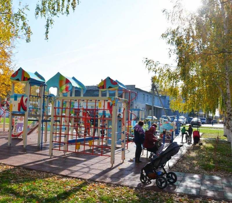 В селе Каменки Богородского района благоустроили центральную площадь