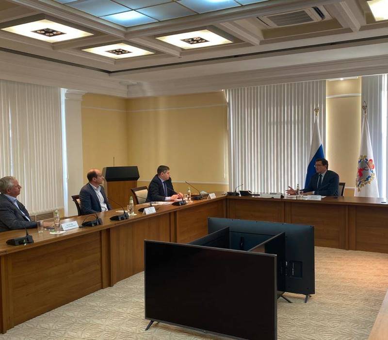 Глеб Никитин провел встречу с генеральным директором «Веолия Восток» Леонидом Локшиным