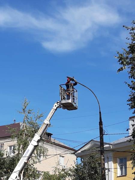 В Арзамасе заменили около 600 уличных светильников и более 100 световых опор