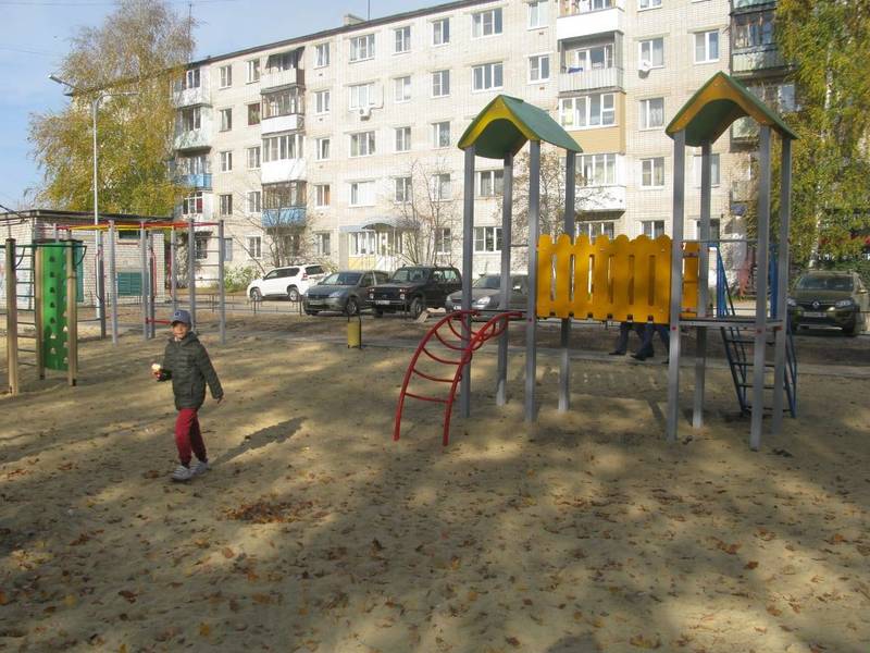 В Балахне завершается благоустройство многофункциональных площадок