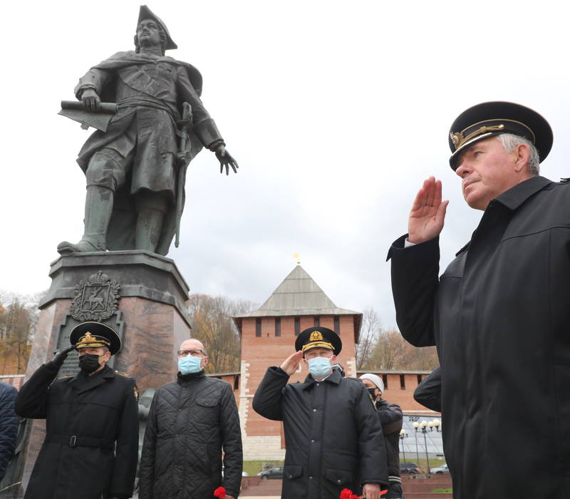 В Нижнем Новгороде отметили День создания российского флота 