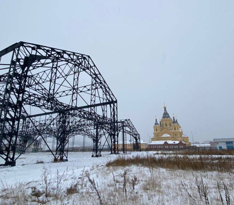 На нижегородской Стрелке завершились противоаварийные работы на первом пакгаузе 