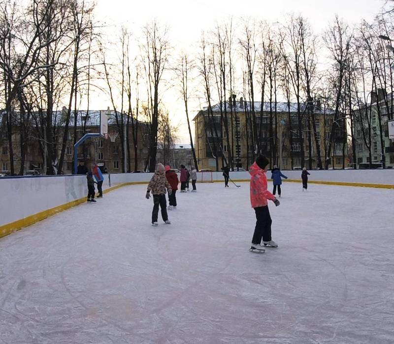 19 ледовых площадок  залили к новогодним праздникам в Кстовском районе