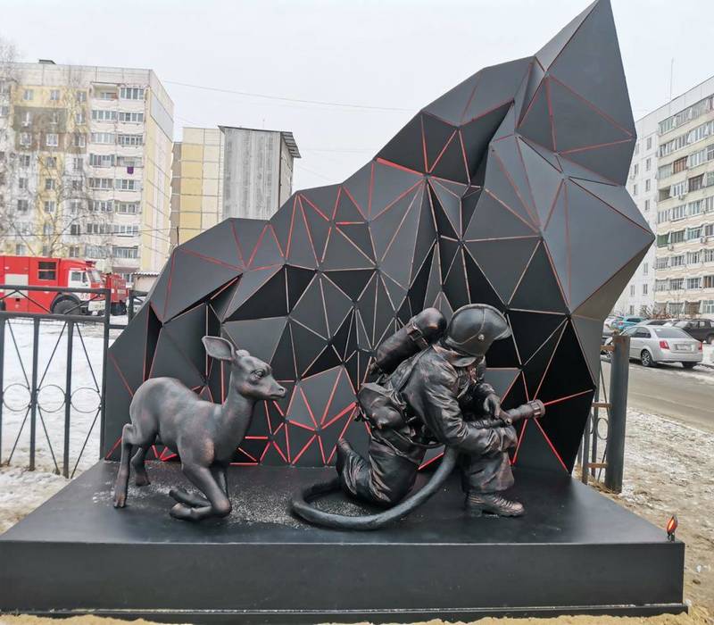 Памятник героям-огнеборцам открыт в Выксе