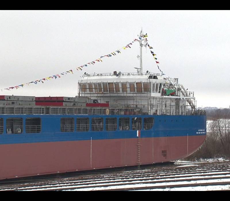 Седьмое судно проекта RSD 59 спустила на воду «Окская судоверфь» в Навашине