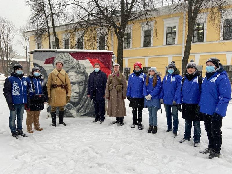 Еще одно граффити, посвященное Великой Победе, появилось на территории Нижегородского кремля 