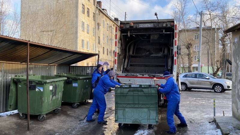 Во время новогодних праздников в Дзержинске будет усилена работа по вывозу мусора