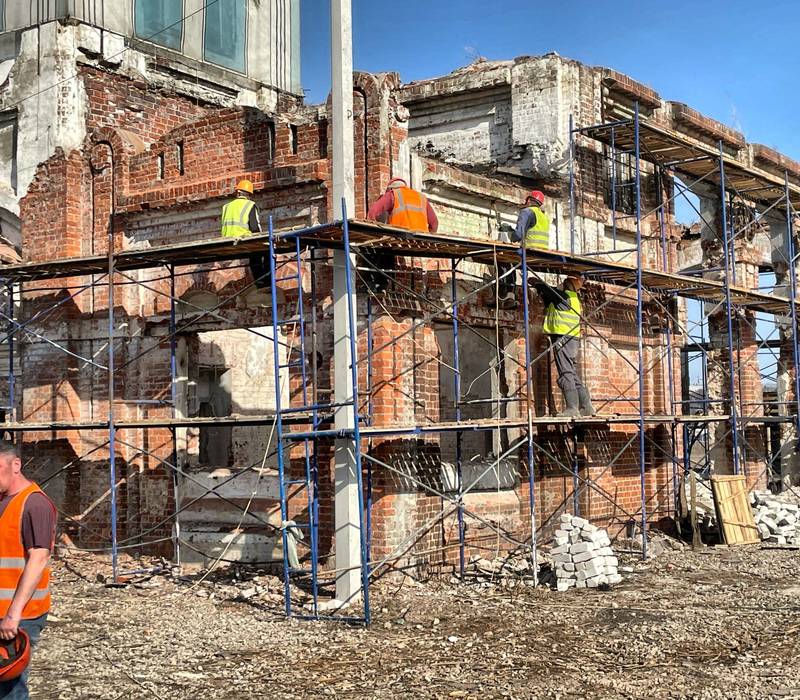 В Нижнем Новгороде проводится реставрация Ярмарочной фильтровальной станции на Стрелке 