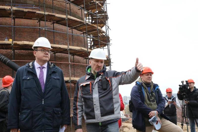 На участке от Зачатьевской до Георгиевской башни Нижегородского кремля завершаются противооползневые мероприятия