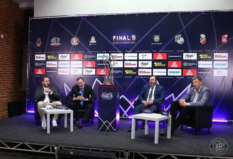 Состоялась пресс-конференция в преддверии «Финала Восьми» баскетбольной Лиги Чемпионов