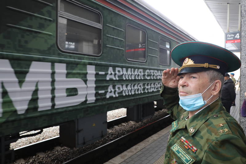 5 300 человек посетили агитпоезд «Мы – армия страны. Мы армия народа» во время его стоянки в Нижнем Новгороде