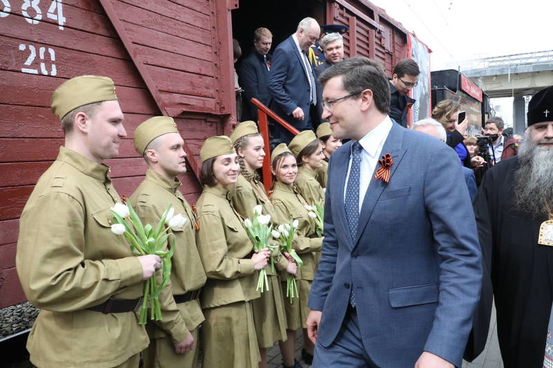 Глеб Никитин: «Поезд Победы дает нам возможность погрузиться в атмосферу мая 1945 года»