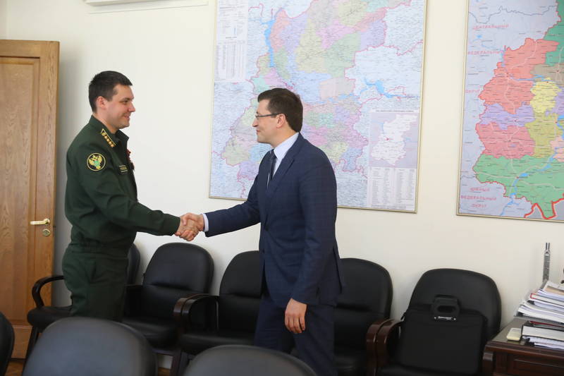 Глеб Никитин провел рабочую встречу с руководителем Федерального агентства лесного хозяйства Иваном Советниковым