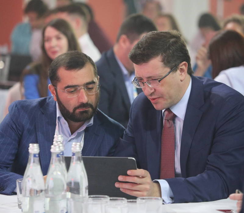 Глеб Никитин провел встречу с президентом ОСИГ Грантом Бабасяном и президентом World Media and Events Limited Грэмом Куком 