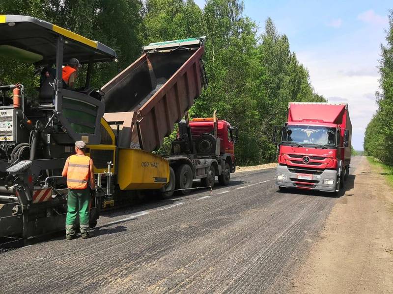 Ремонт участка дороги в Уренском районе по нацпроекту завершится в сентябре 2021 года 