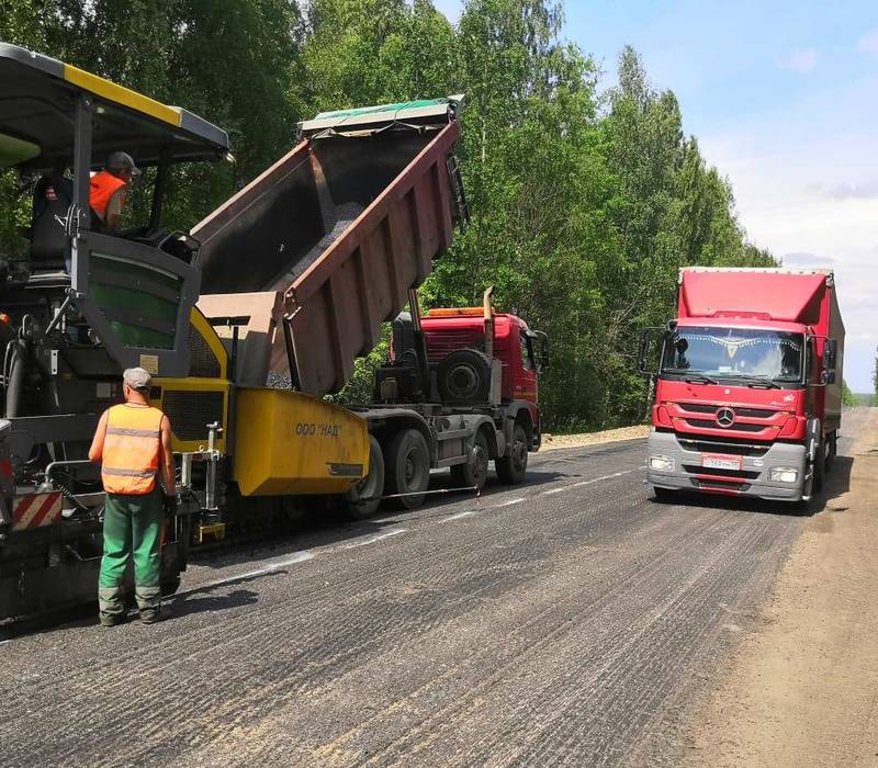 Ремонт участка дороги в Уренском районе по нацпроекту завершится в сентябре 2021 года 