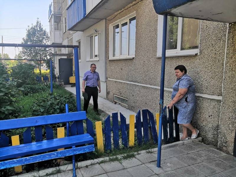 Домоуправляющая компания отремонтировала отмостку дома в Уренском районе по требованию ГЖИ 